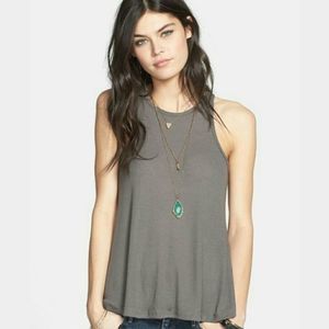 🆕️FREE PEOPLE LA Nite Ribbed Racerback Tank Top